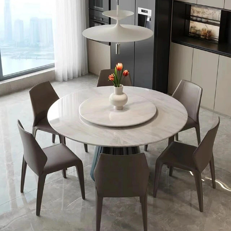 Quais são as vantagens do mármore como uma mesa de jantar?