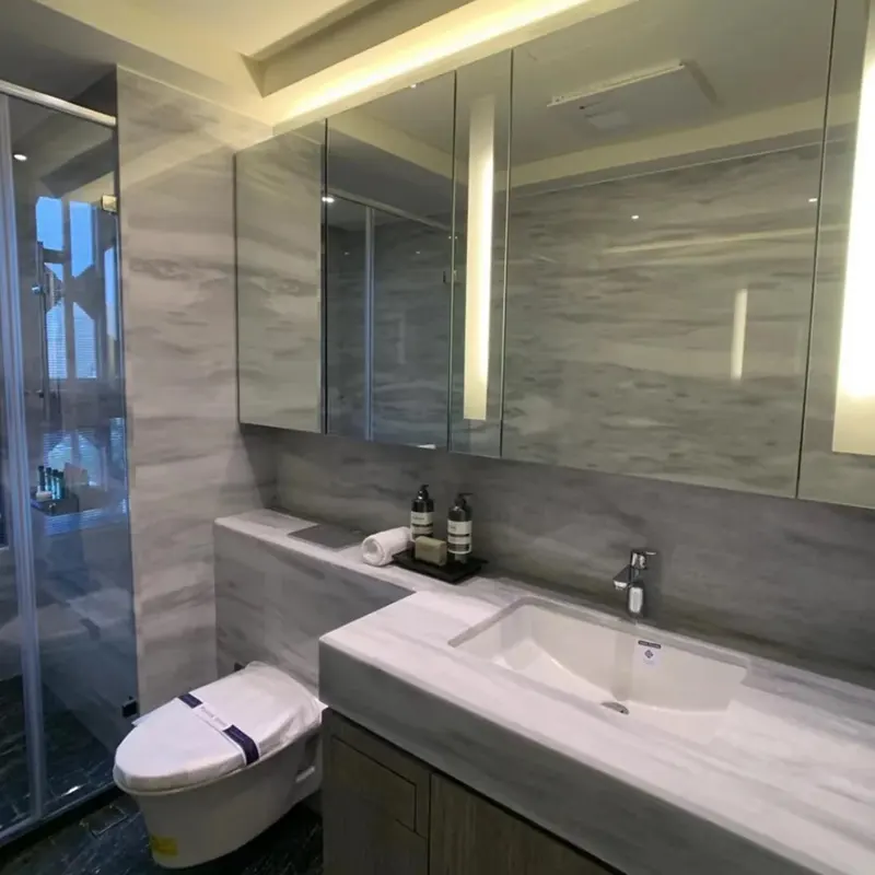 Uma laje de mármore para penteadeira de banheiro me encantará todas as manhãs?