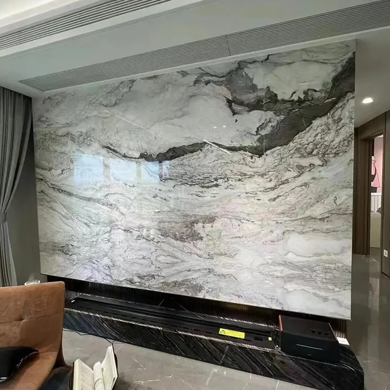 Laje de mármore Bianco Brasil