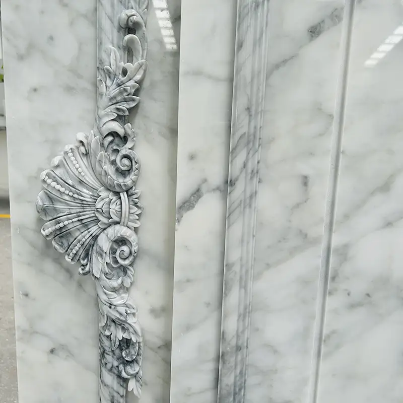 Telhas de mármore estatuario
